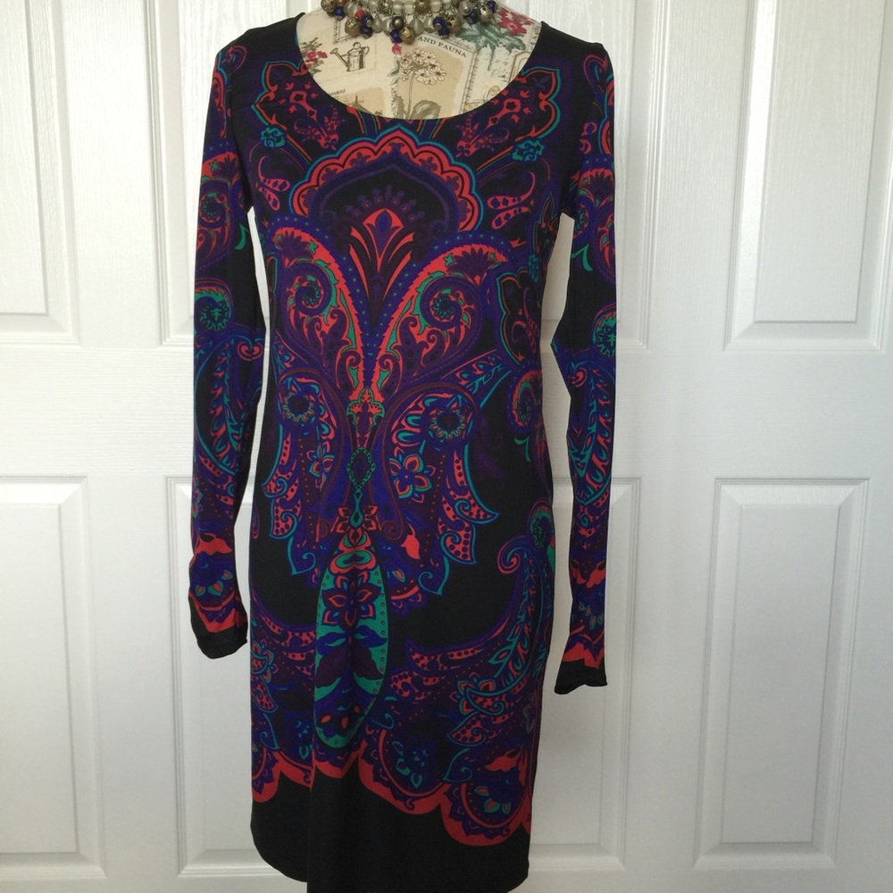 INC paisley dress